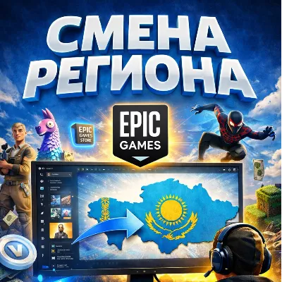 ✅СМЕНА РЕГИОНА EPIC GAMES НА КАЗАХСТАН✅5 МИНУТ🔥 - irongamers.ru