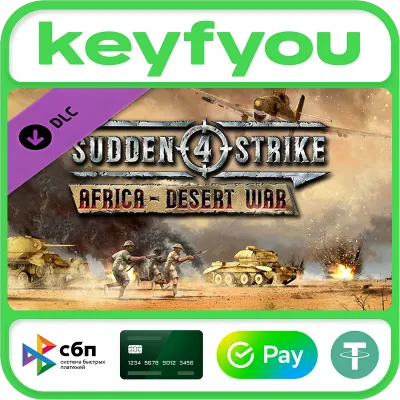 Sudden Strike 4 - Africa: Desert War / STEAM DLC КЛЮЧ - irongamers.ru
