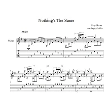 Nothing's The Same (Gary Moore) guitar cover