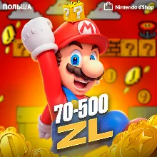 Nintendo eShop 70-120-250-370-500zl PLN Польша
