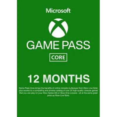 XBOX LIVE GOLD(Game Pass Core) 12 месяцев - irongamers.ru