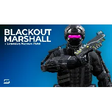 Splitgate Blackout Marshall + Legendary Magnum Gun Skin