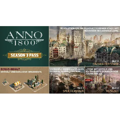 Anno 1800 Season 3 Pass UBI KEY - irongamers.ru