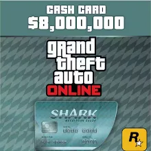 GTA ONLINE: MEGALODON SHARK CASH CARD 8,000,000$ (PC)