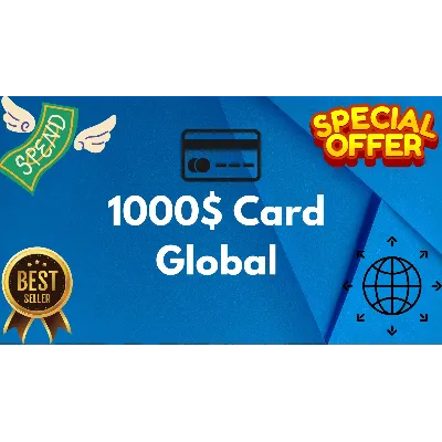💵1000$ Card Global🌎All Services/Subscriptions/Others✅ - irongamers.ru