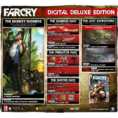 Far Cry 3 Deluxe Edition Ubisoft Key Region Free - irongamers.ru