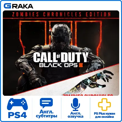 Call of Duty: Black Ops III - Zombies Chronicles Edition PS4 Аренда 5-30 дней