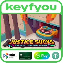 JUSTICE SUCKS: Tactical Vacuum Action / STEAM КЛЮЧ