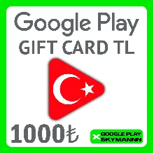 Карта Google Play 25-1000 турецких лир Турция/Турция с - irongamers.ru