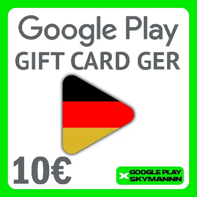 Google Play Gift Card 10€ DE Германия АВТО ВЫДАЧА 24/7 - irongamers.ru