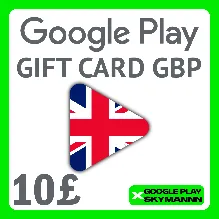 Google Play Gift Card 10 GBP UK United Kingdom АВТО