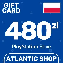 ⭐ Карта Пополнения PSN 480 Злотых (PLN) Польша