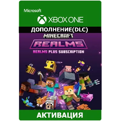 подписка Realms Plus Minecraft 1 м Xbox One/PC/Bedrock - irongamers.ru