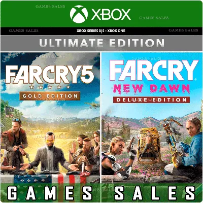 FAR CRY 5 GOLD+FAR CRY NEW DAWN DELUXE XBOX КЛЮЧ