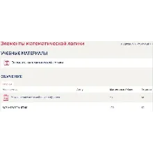 Элементы математической логики (тест Синергия ответы)