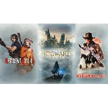 Hogwarts Legacy + RDR 2 + Residet Evil 4 (2023)