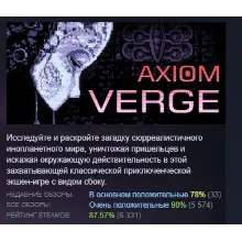 Axiom Verge АВТОДОСТАВКА STEAM GLOBAL МГНОВЕННО ЛИЦЕНЗИЯ
