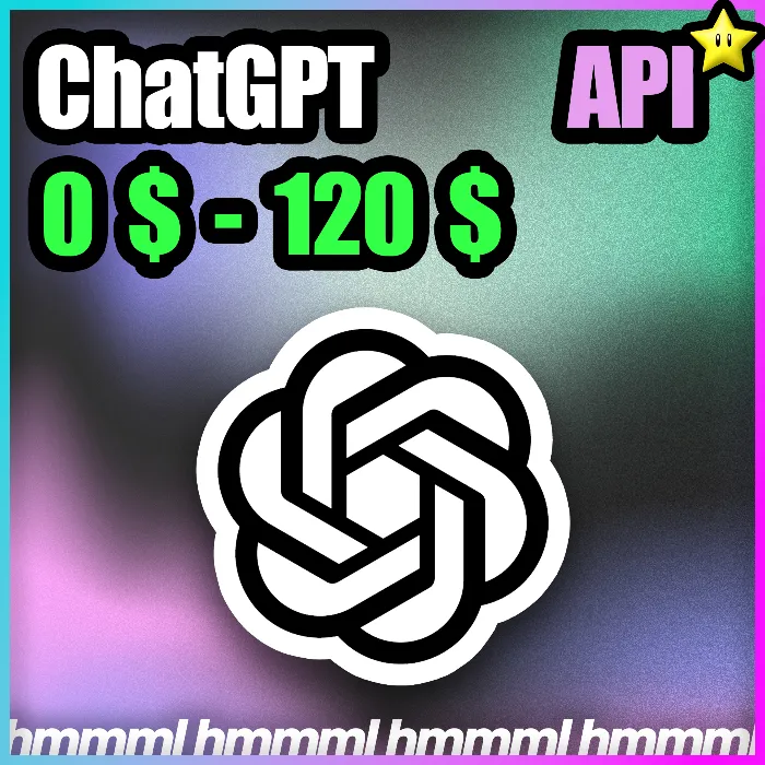 ChatGPT OpenAi GPT 5.6 API 0$ - 120$ API Кредиты 3.5