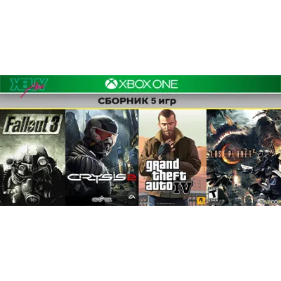 GTA 4 / Fallout 3 | СБОРНИК 5 игр | XBOX ONE и SeriesXS - irongamers.ru