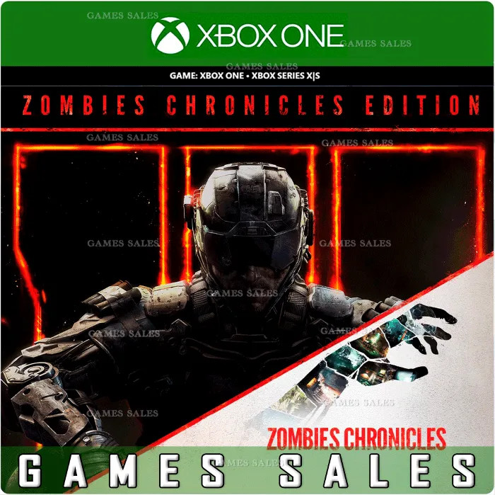 CALL OF DUTY BLACK OPS III ZOMBIES CHRONICLES XBOX