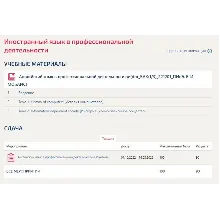 Английский в профессиональной деятельности Синергия МОИ