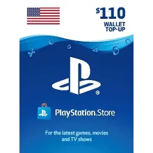 🎁 PSN USA recharge card for 110$ USD (USA) 🔥