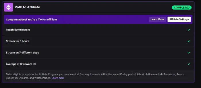 Affiliate Аккаунт Twitch Verified
