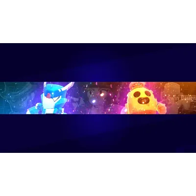 Brawl Stars: PSD шапки и фоны для Youtube Twitch - irongamers.ru