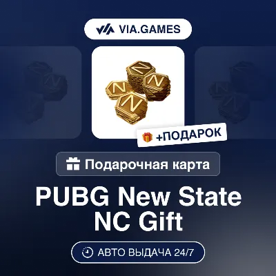 PUBG New State (NC Ключ) РФ-СНГ-МИР + ПОДАРОК
