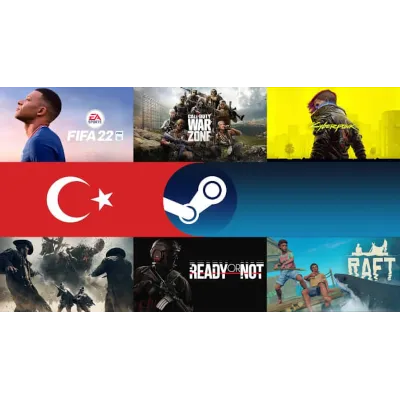 New Steam Turkey Account - Cheaper Games and DLC's
