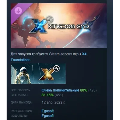 X4: Kingdom End АВТОДОСТАВКА DLC STEAM РОССИЯ - irongamers.ru