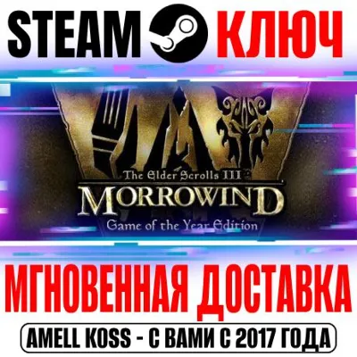 The Elder Scrolls III Morrowind GOTY Steam Ключ РФ+Мир - irongamers.ru