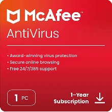 McAfee AntiVirus 2023 (1 Year / 1 PC) - Global Key