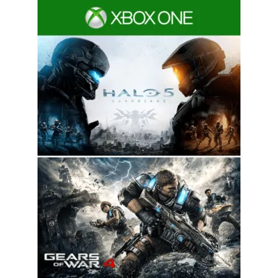 GEARS OF WAR 4 AND HALO 5 GUARDIANS BUNDLE XBOX КЛЮЧ