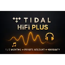 TIDAL HiFi PLUS СЧЕТ ⏳ 1/2 МЕСЯЦА ГАРАНТИЯ