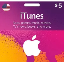 Itunes Gift Card 5$ (USA) 🇺🇸