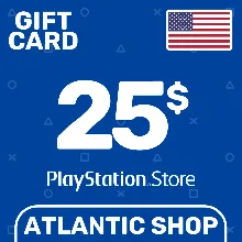 ⭐ Карта Пополнения PSN 25$ (USD) США