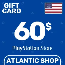 ⭐ Карта Пополнения PSN 60$ (USD) США