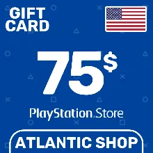 ⭐ Карта Пополнения PSN 75$ (USD) США