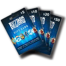Blizzard Battle.net Подарочная карта (США) 20 - 50