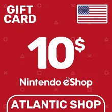 ⭐ Nintendo eShop 10$ (USD) США