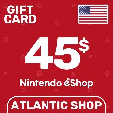 ⭐ Nintendo eShop 45$ (USD) США