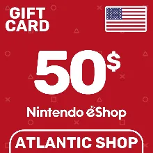 ⭐ Nintendo eShop 50$ (USD) США