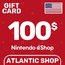 ⭐ Nintendo eShop 100$ (USD) США