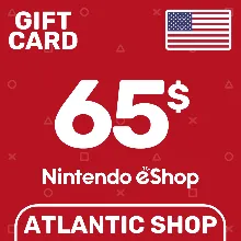 ⭐ Nintendo eShop 65$ (USD) США