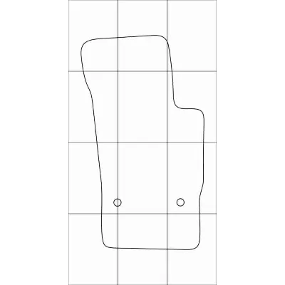 AUDI A1 2010-- (автомат 5дв) Лекала автоковриков вектор - irongamers.ru