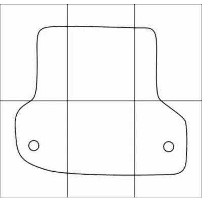 AUDI A3 Sportback 2004-- Лекала автоковриков, вектор - irongamers.ru