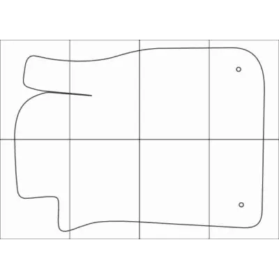 CADILLAC BLS 2006-- Vector templates for car mats - irongamers.ru