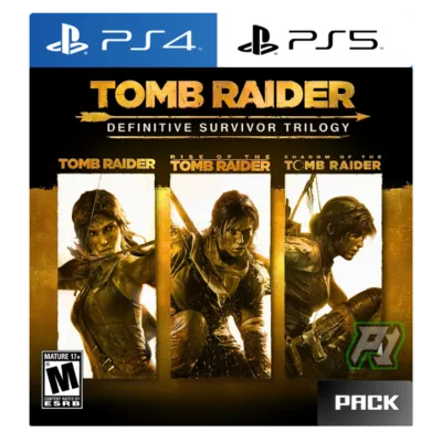 Tomb Raider: Trilogy+Ведьмак 3+4 Игры EU/RU PS5 Активация