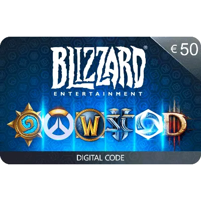 Blizzard подарочная карта €50 Euro (EU) Battle.net - irongamers.ru